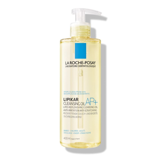 La Roche-Posay Lipikar Ap+ Oil / Липикар АП+ Масло липидовосполняющее смягчающее для ванны и душа, 400 мл