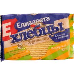 Хлебцы хру­стя­щие «Е­ли­за­ве­та» 100%, ку­ку­руз­ные, 90 г