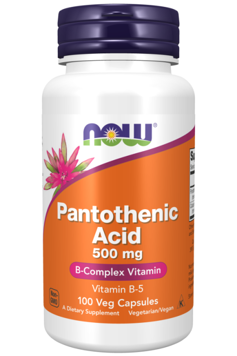 Пантотеновая кислота Now Foods Pantothenic Acid, 100 капс.