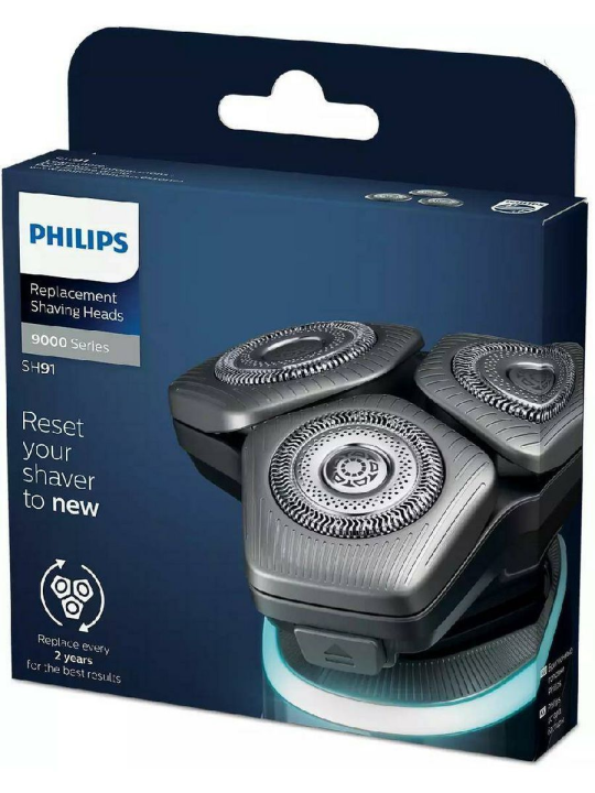 Сменные бритвенные головки / лезвия / кассеты для электробритв Philips Shaving Heads Series 9000 SH91/50