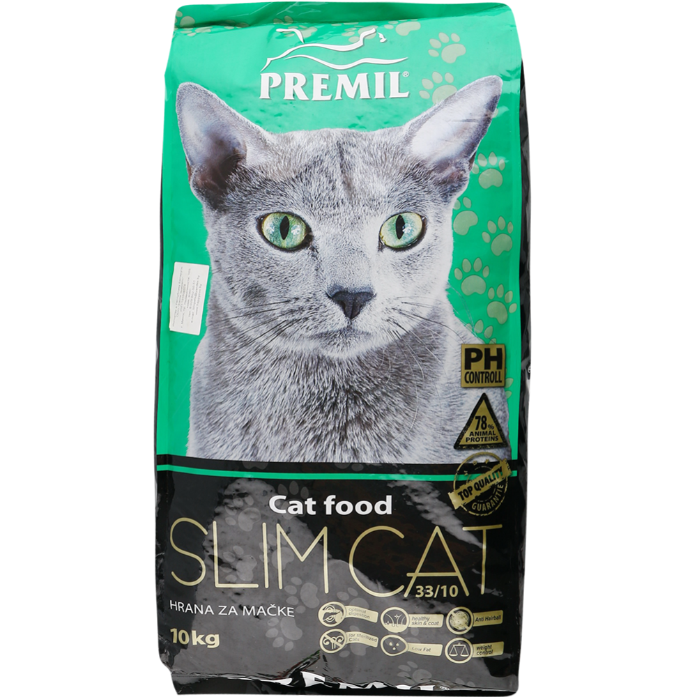 Корм для кошек «Premil» Slim Cat Super Premium, 10 кг