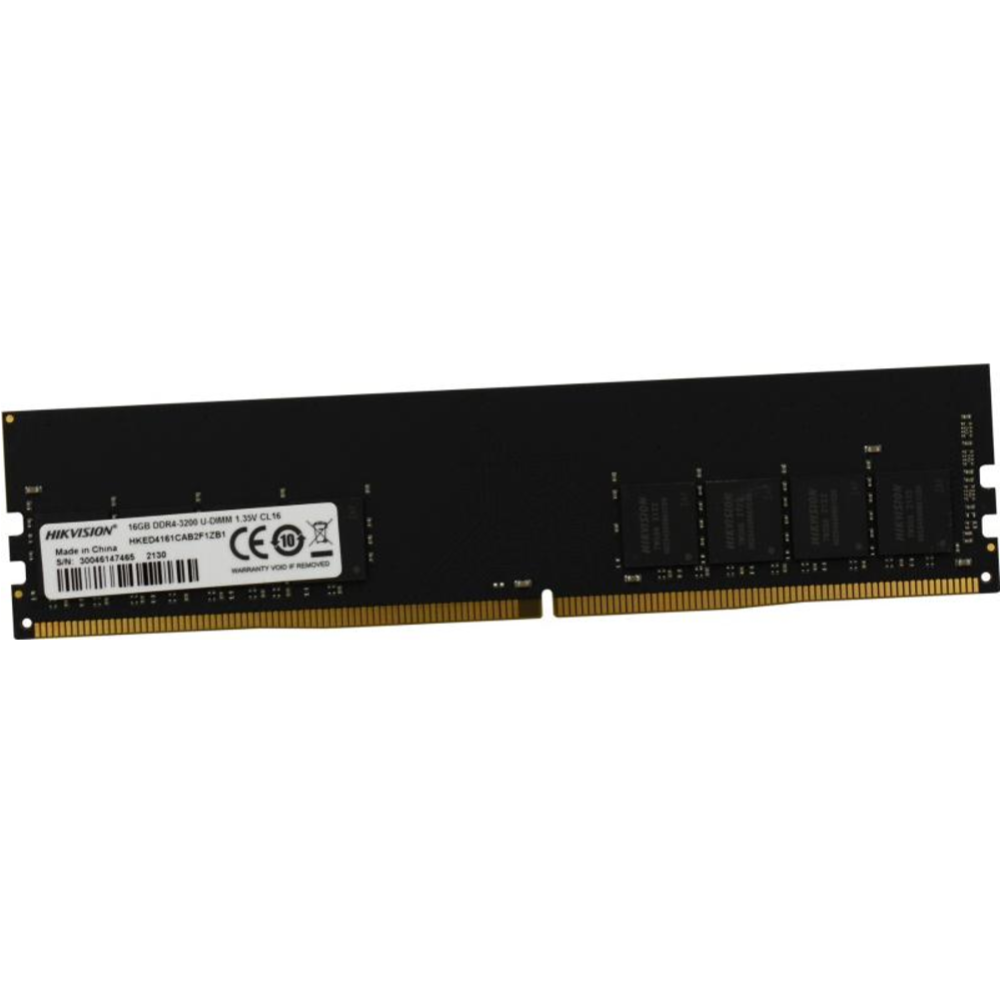 Оперативная память «Hikvision» DDR-4 16GB PC-25600, HKED4161CAB2F1ZB1 16G