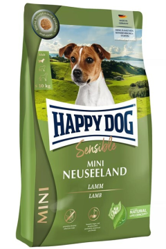 Сухой корм для собак Happy Dog Mini Sensible Neuseeland с ягненком, 4 кг