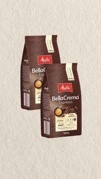 Кофе в зернах MELITTA Bella Crema Espresso 1кг х 2 шт