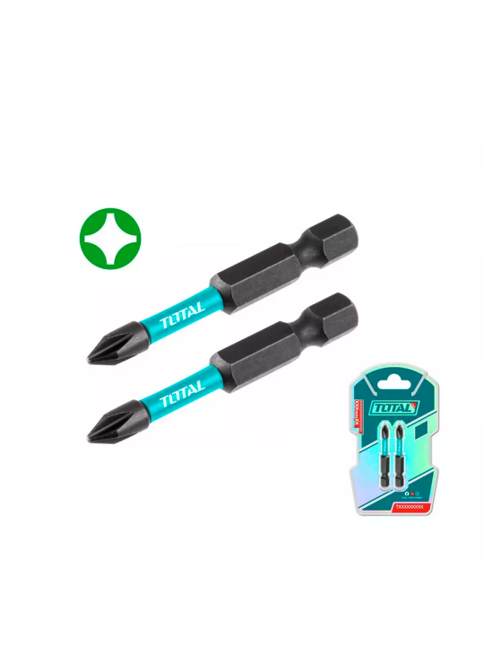 Бита ударная PH2 50 мм TOTAL TACIM71PH250 (2 шт)