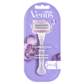 Бритва / станок для бритья женский Gillette Venus Breeze Comfortglide с 2 кассетами