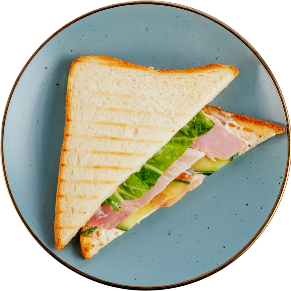 Сэндвич-гриль с беконом, салатом и соусом замороженный, 1/130 #0