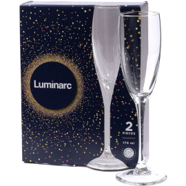 Набор бокалов для шампанского «Luminarc» Signature, 2 шт, 170 мл