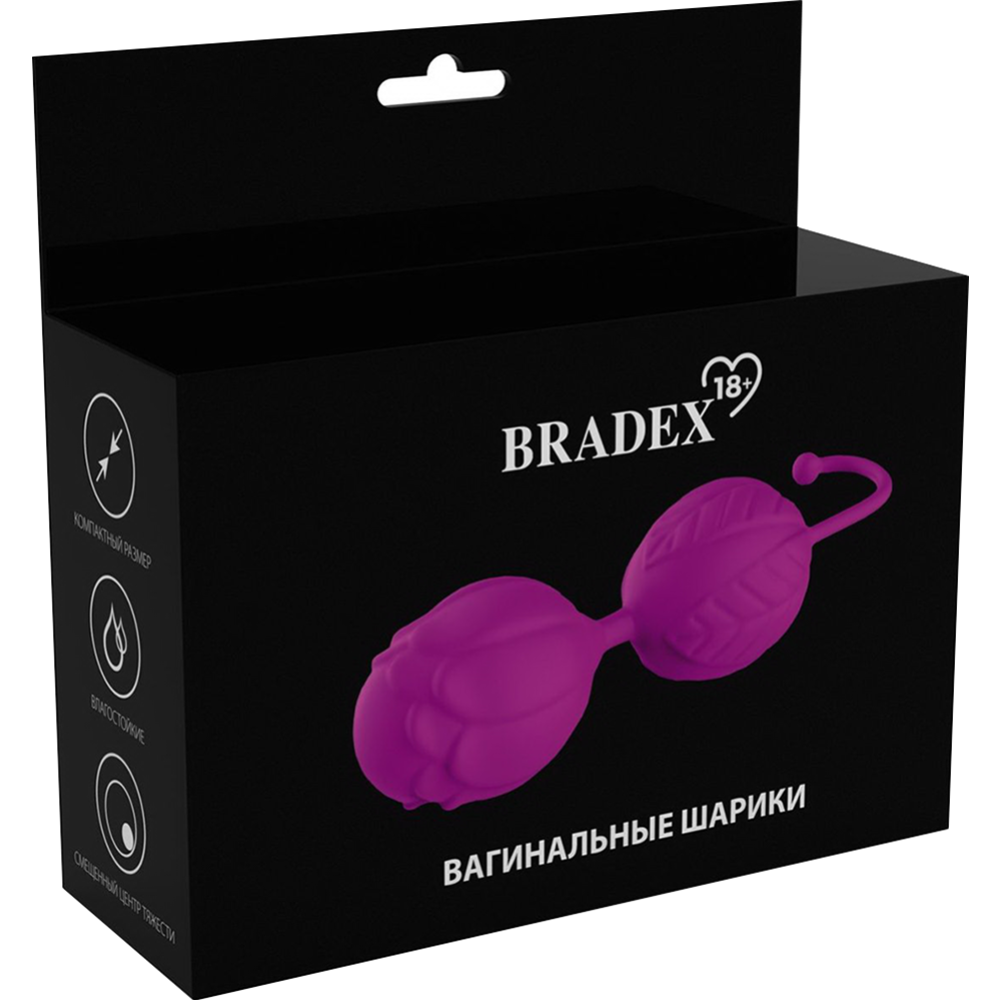 Вагинальные шарики «Bradex» Horny Orbs, SX 0022, фиолетовый