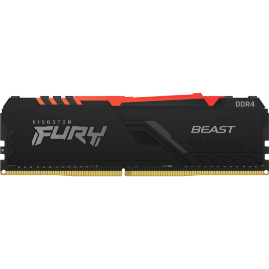 Оперативная память «Kingston» DDR-4 16GB PC-28800, FURY Beast RGB KF436C18BBA 16