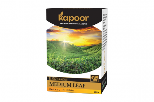 Чай KAPOOR "MEDIUM LEAF" черный, 250г.