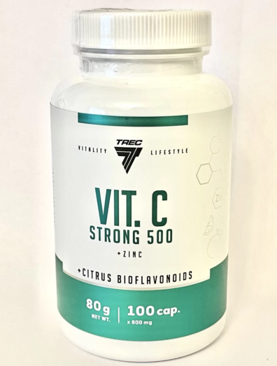 ВИТАМИН С TREC NUTRITION VITAMIN C STRONG 500 (100 КАПС) Польша