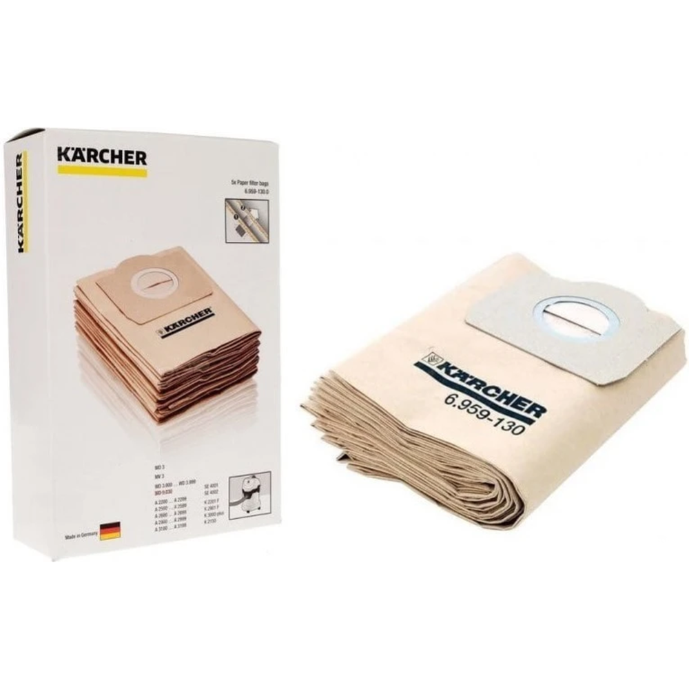 Комплект пылесборников «Karcher» 6.959-130.0, 5 шт