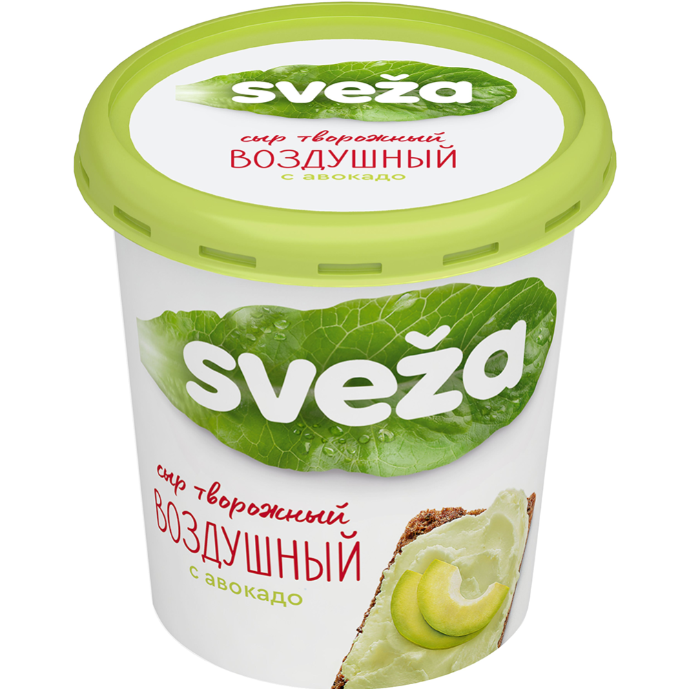 Сыр творожный воздушный «SVEZA» 60 %, с авокадо, 150 г #0