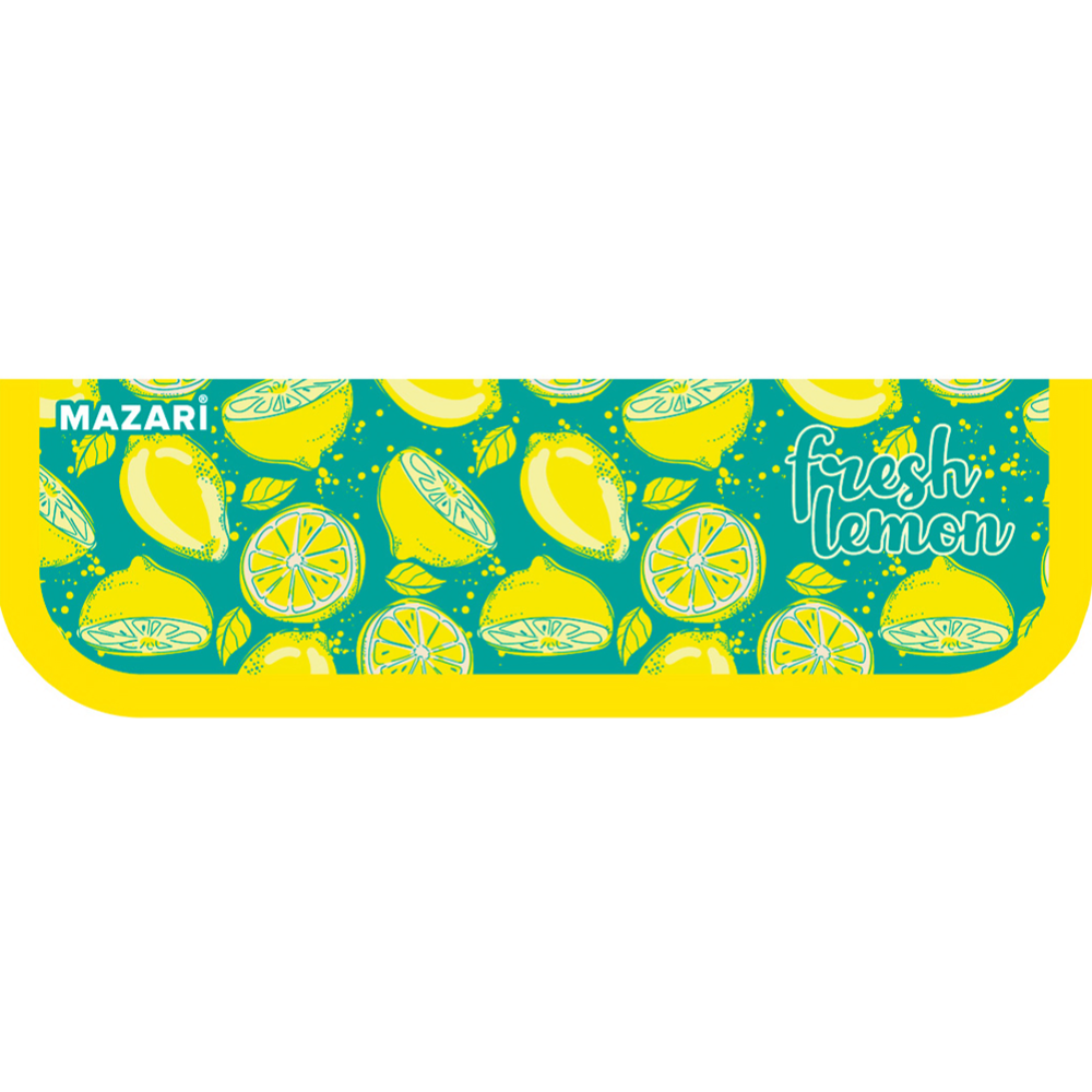 Пенал «Mazari» Lemon, 19х6.5 см, M-16099