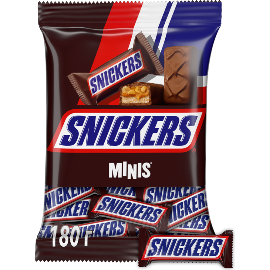 Конфеты глазированные «Snickers» minis, 180 г