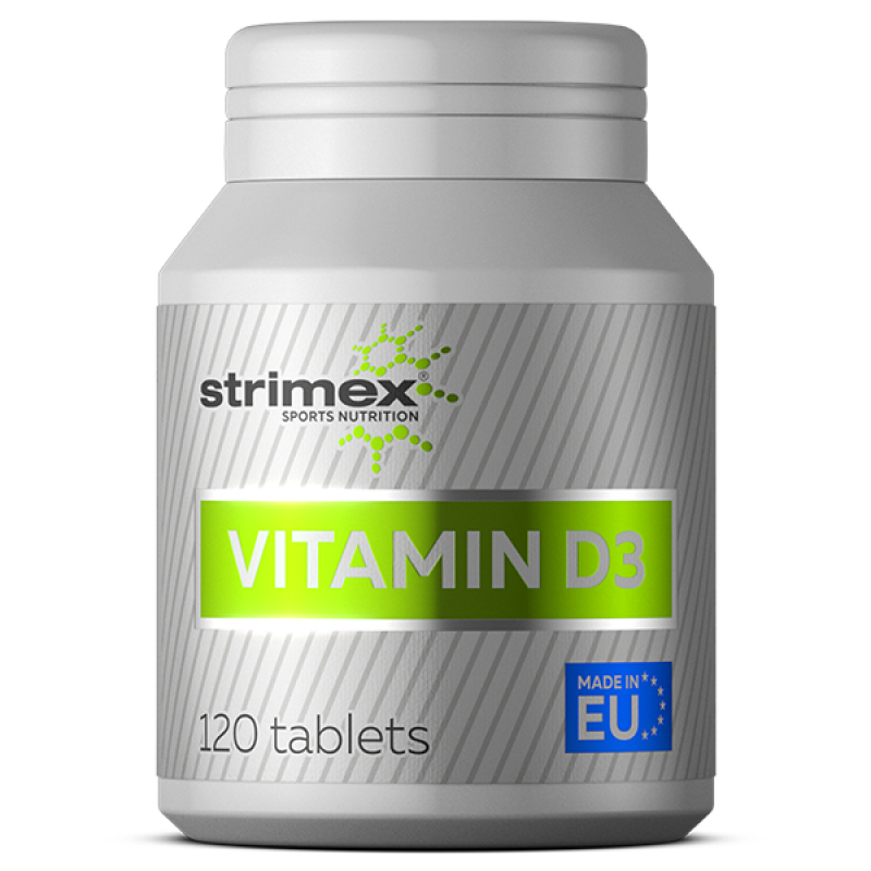 ВИТАМИН Д3 VITAMIN D3 (3000 IU) ОТ STRIMEX (120 таблеток)