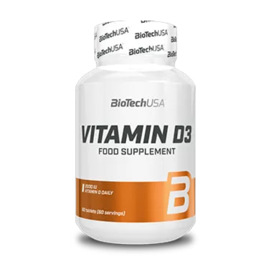 ВИТАМИНЫ VITAMIN D3 2000 МЕ, 60табл. BIOTECH USA