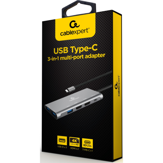 USB-хаб «Cablexpert» A-CM-COMBO3-01