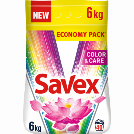 Стиральный порошок Savex Color&Care, 6 кг