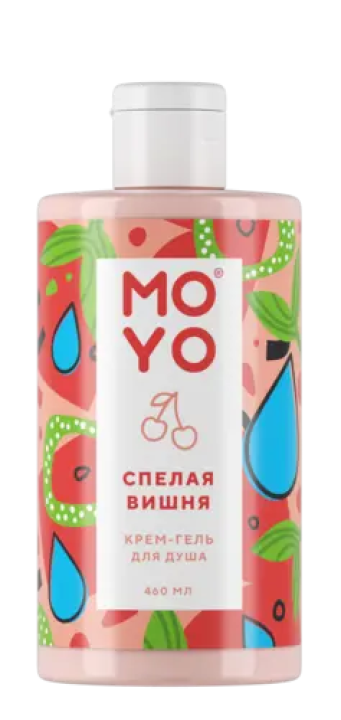 Крем-гель для душа MOYO "Спелая вишня", 460 мл