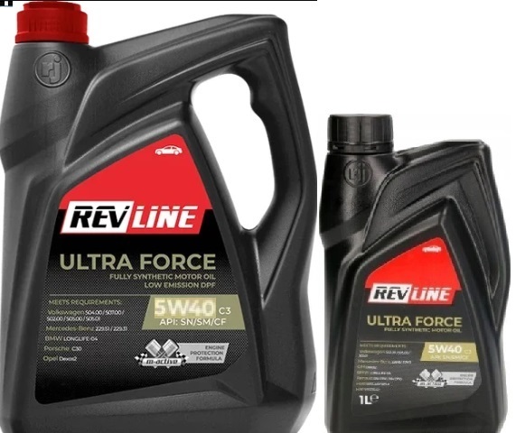 Моторное масло Revline Ultra Force C3 5W-40 6л (комплект 5л+1л)