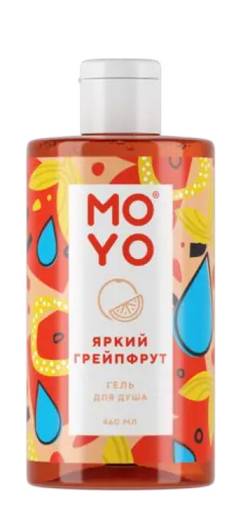 Гель для душа MOYO "Яркий грейпфрут", 460 мл