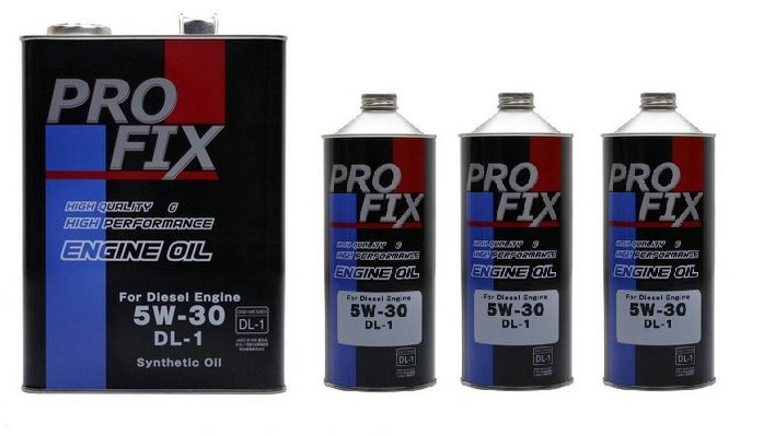 Моторное масло PROFIX DL-1 5W-30 7л (комлект 4л+1л+1л+1л)