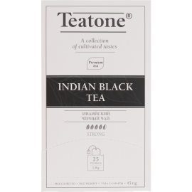 Чай черный «Teatone» Индийский, 25х1.8 г