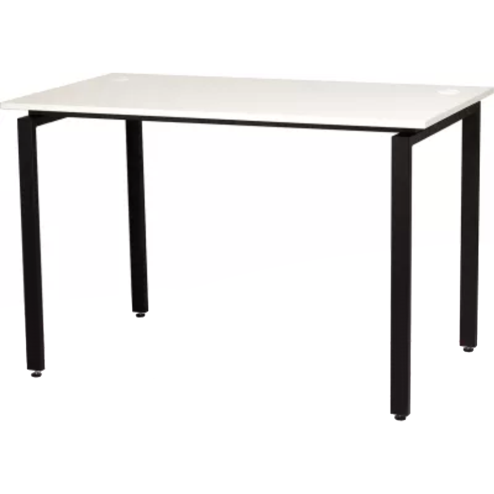 Письменный стол «Millwood» Лофт Сиэтл ДТ-5, ЛДСП дуб белый крафт/металлокаркас черный, 130х70х75 см
