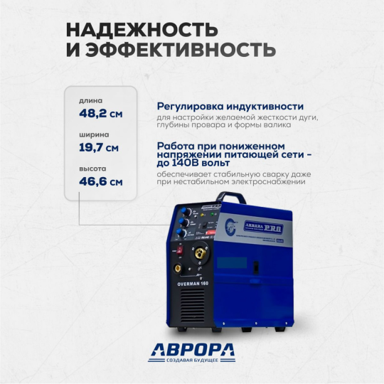 Сварочный инвертор AuroraPRO OVERMAN 160