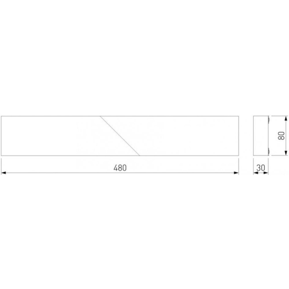 Настенный светильник «Elektrostandard» Snip LED, 40107/LED, темно-серый, a055430