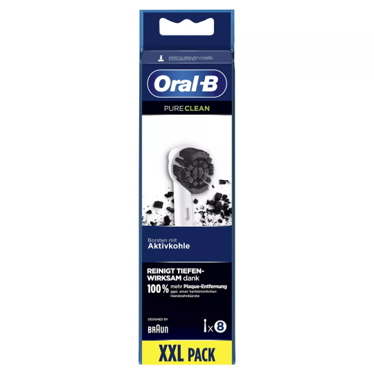 Насадки для электрических зубных щеток Oral-B Braun Pure Clean Black EB20CH-8 8 шт.