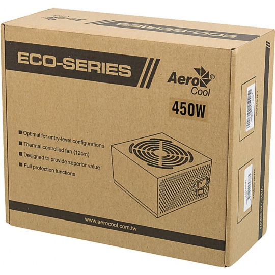 Блок питания «AeroCool» ECO-450 450W