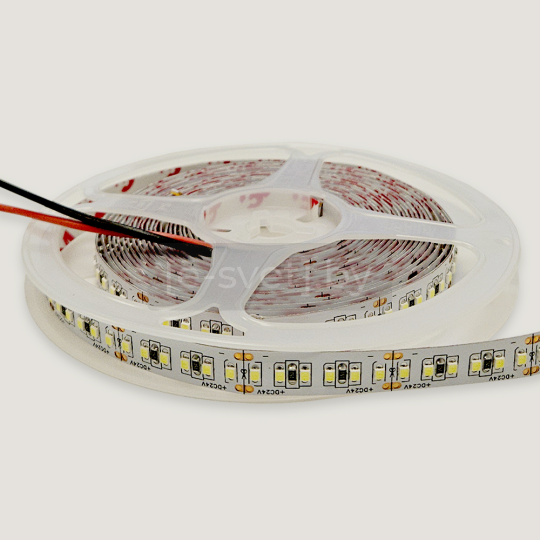 Светодиодная лента SMD 2025, 204led/m, 24W/m, 24V, IP20, Standart, Дневной белый 4000К, LP