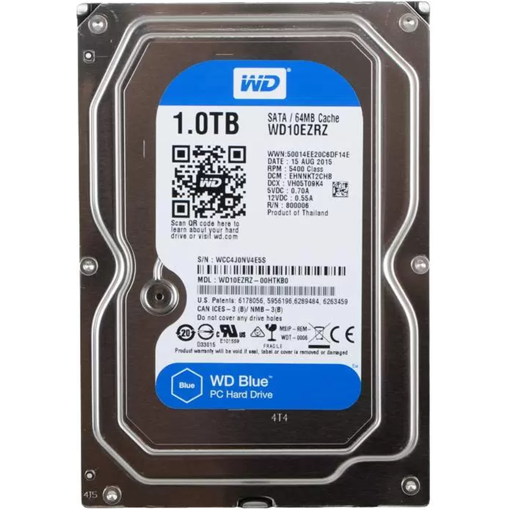 Жесткий диск «Western Digital» WD10EZRZ, Blue