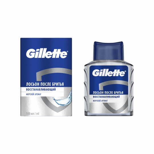 Лосьон после бритья муж­ской Gillette Series Вос­ста­нав­ли­ва­ю­щий Мор­ской Аромат / Sea Mist 6 шт. х 100 мл