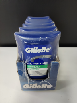 Гель после бритья мужской Gillette Series Sensitive / Успокаивающий для чувствительной кожи 6 шт. х 75 мл