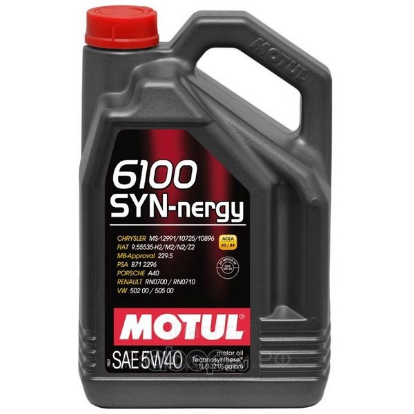 Масло моторное "MOTUL" 5W40 6100 SYN-NERGY 5 литров