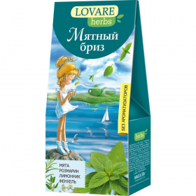 Чай тра­вя­ной «Lovare» мятный бриз, 20 па­ке­ти­ков