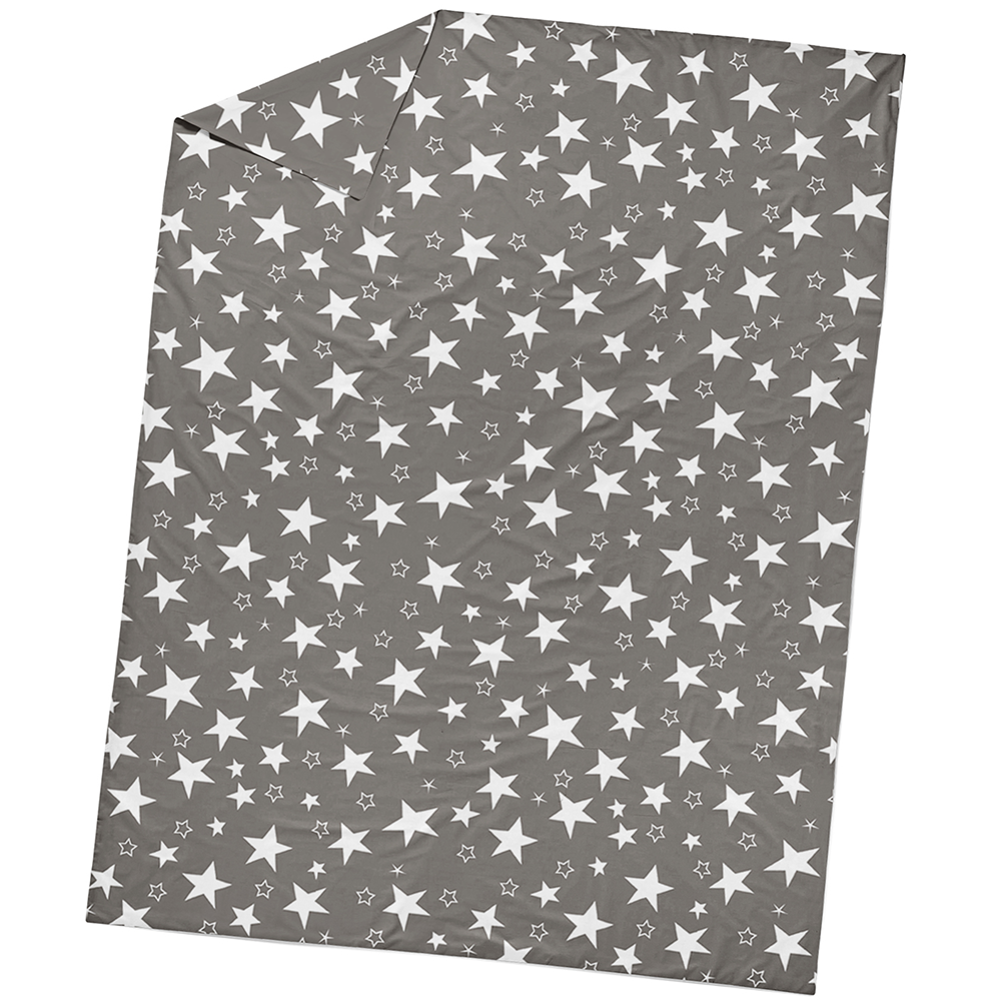 Простыня «Samsara» Grey Stars, полуторная, 145Пр-15