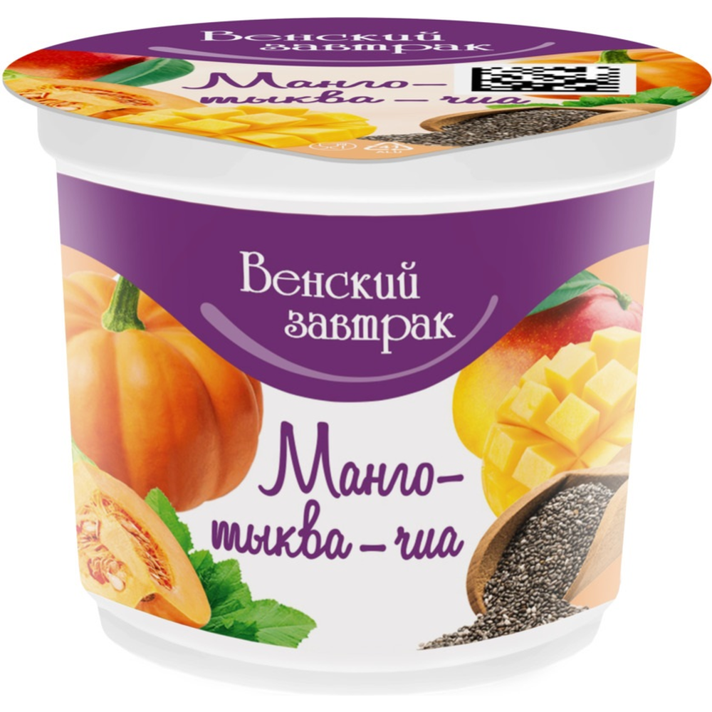 Десерт творожный «Венский завтрак» манго, тыква, чиа, 5 %, 150 г #0