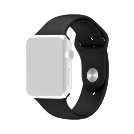 Силиконовый ремешок KST для Apple Watch 38 / 40 / 41 черный