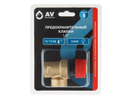 Предохранительный клапан 1/2" вн.-вн. 3 Бар, AV Engineering