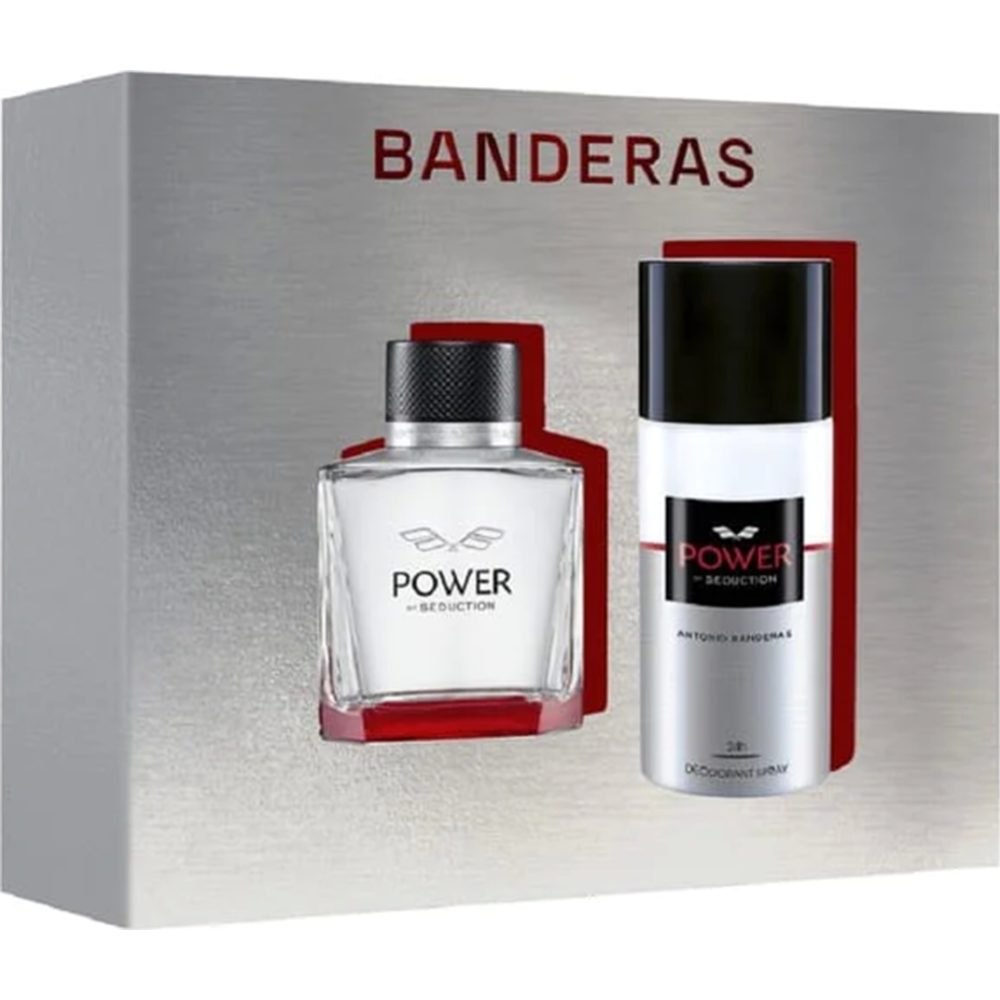 Парфюмерный набор «Antonio Banderas» Power Of Seduction 2024 for Man, туалетная вода + дезодорант, 100+150 мл