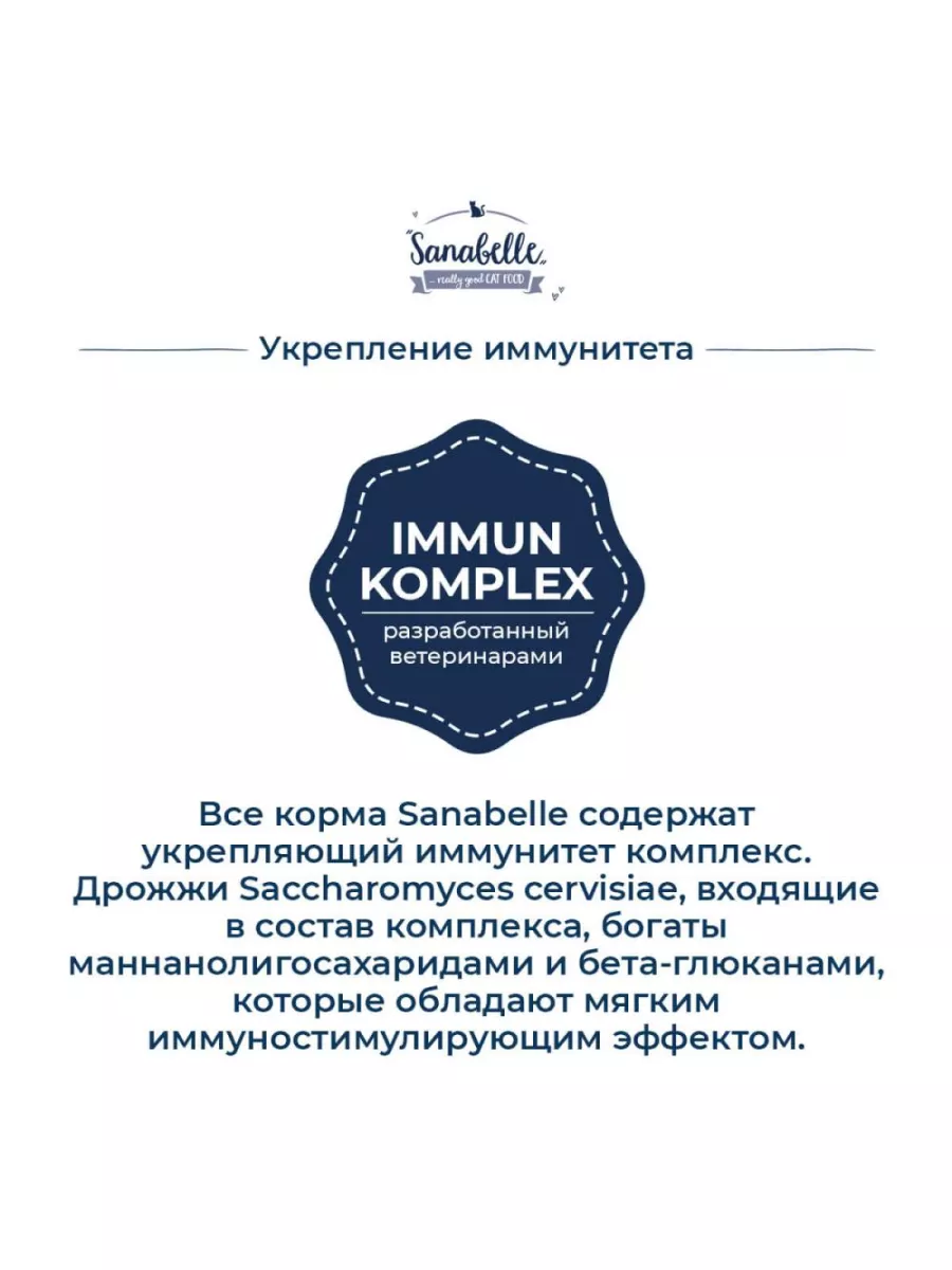 Корм для кошек от года Sanabelle Sensitive (Санабелль Сенсетив с птицей) 0.4кг