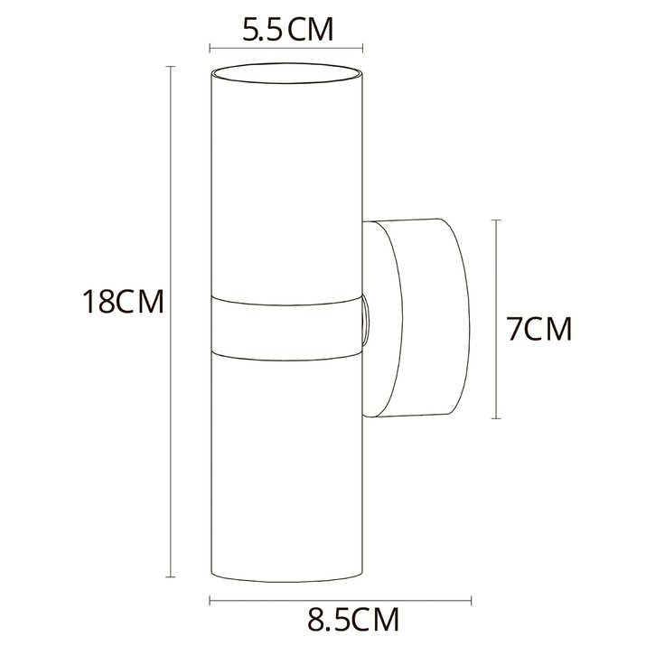 Настенный черный светильник Arte Lamp RAN A3143AP-2BK