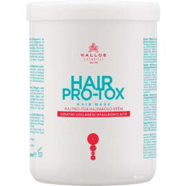 Маска для волос «Kallos» Pro-Tox, с кератином, коллагеном и гиалуроновой кислотой, 1000 мл
