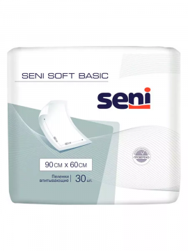 Пеленки одноразовые Seni Soft Basic 90x60 см, 30 шт