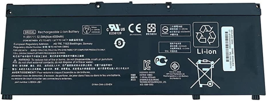 Оригинальный аккумулятор (батарея) для ноутбука HP Pavilion 15-CX (SR03XL) 11.55V 52.5Wh